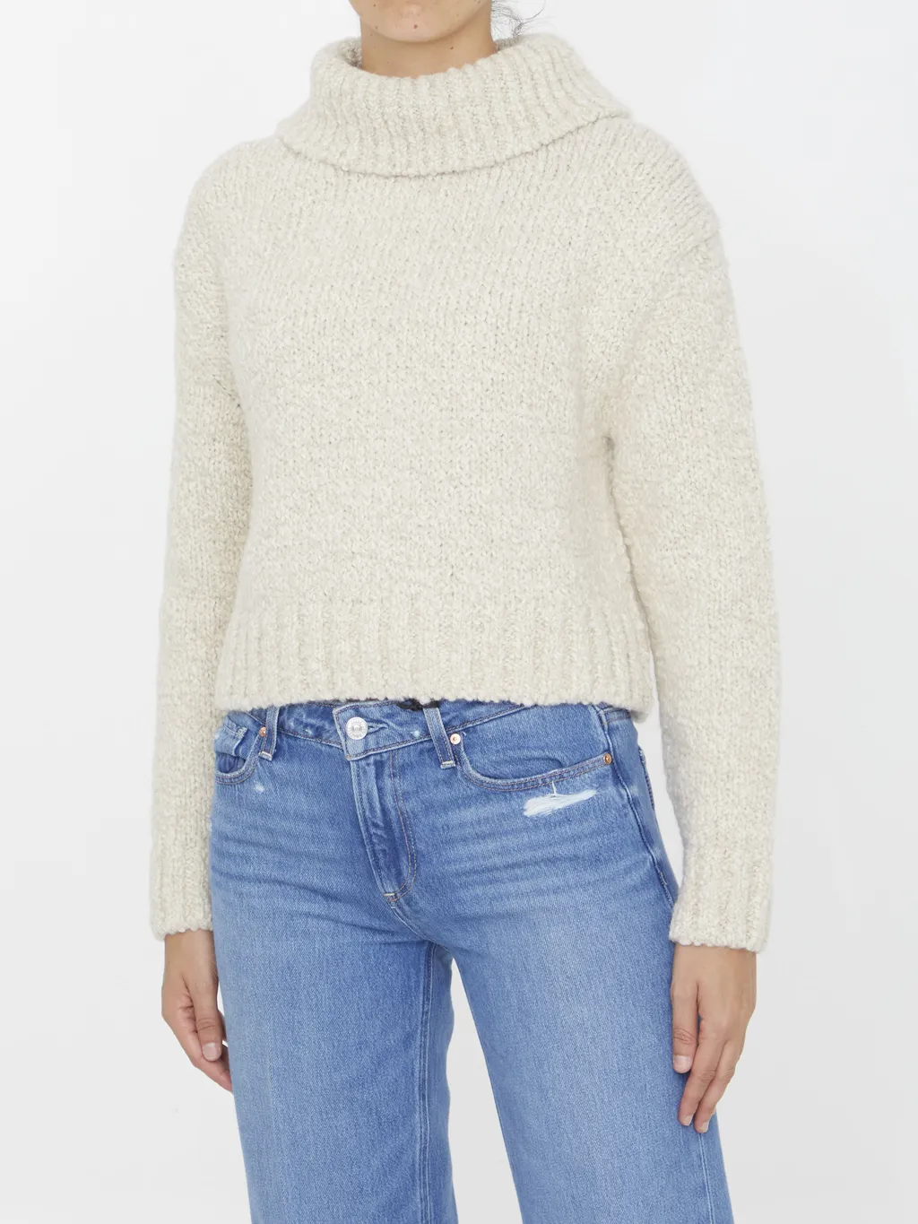 Long-Sleeved Turtleneck Sweater