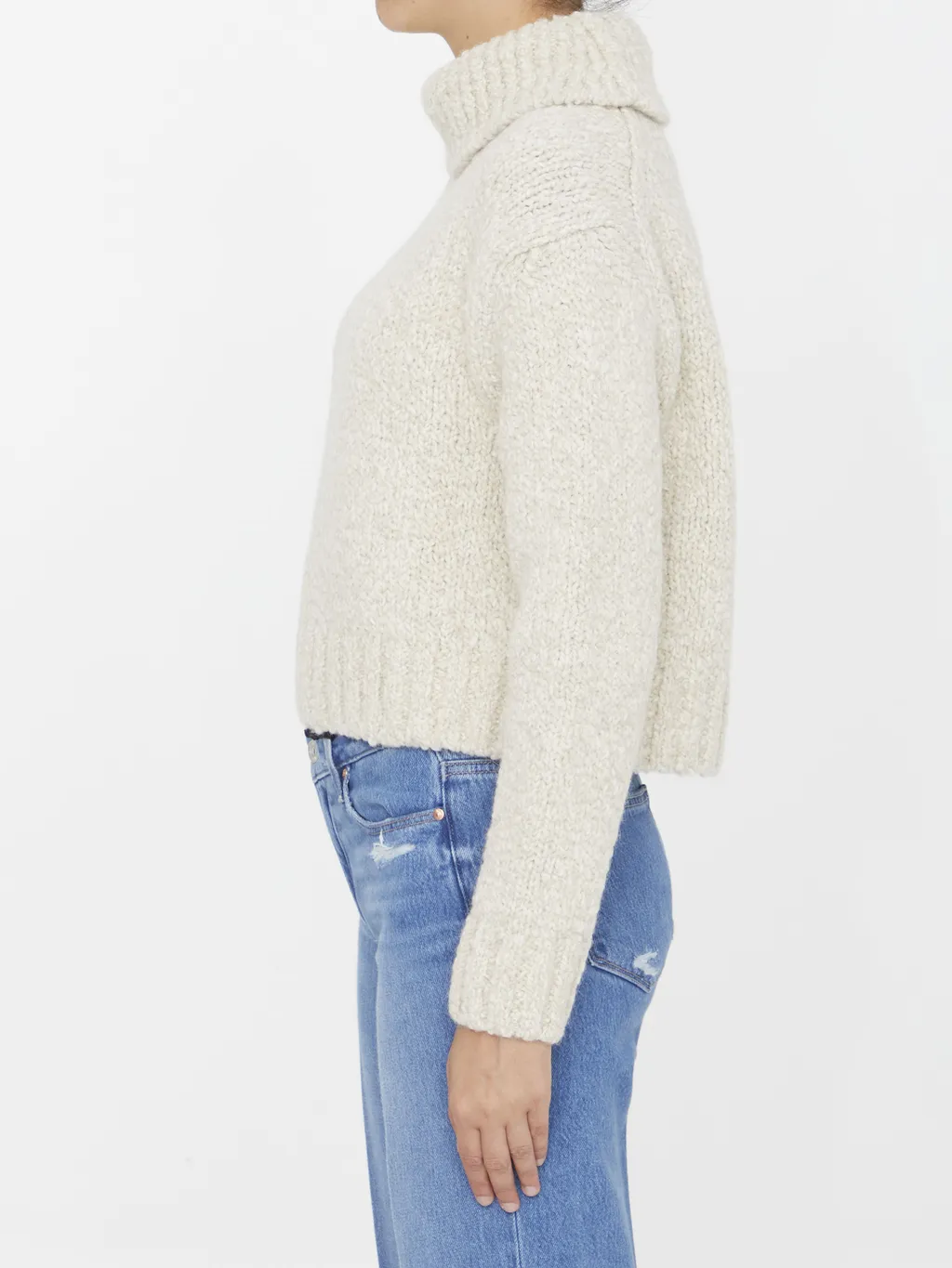 Long-Sleeved Turtleneck Sweater