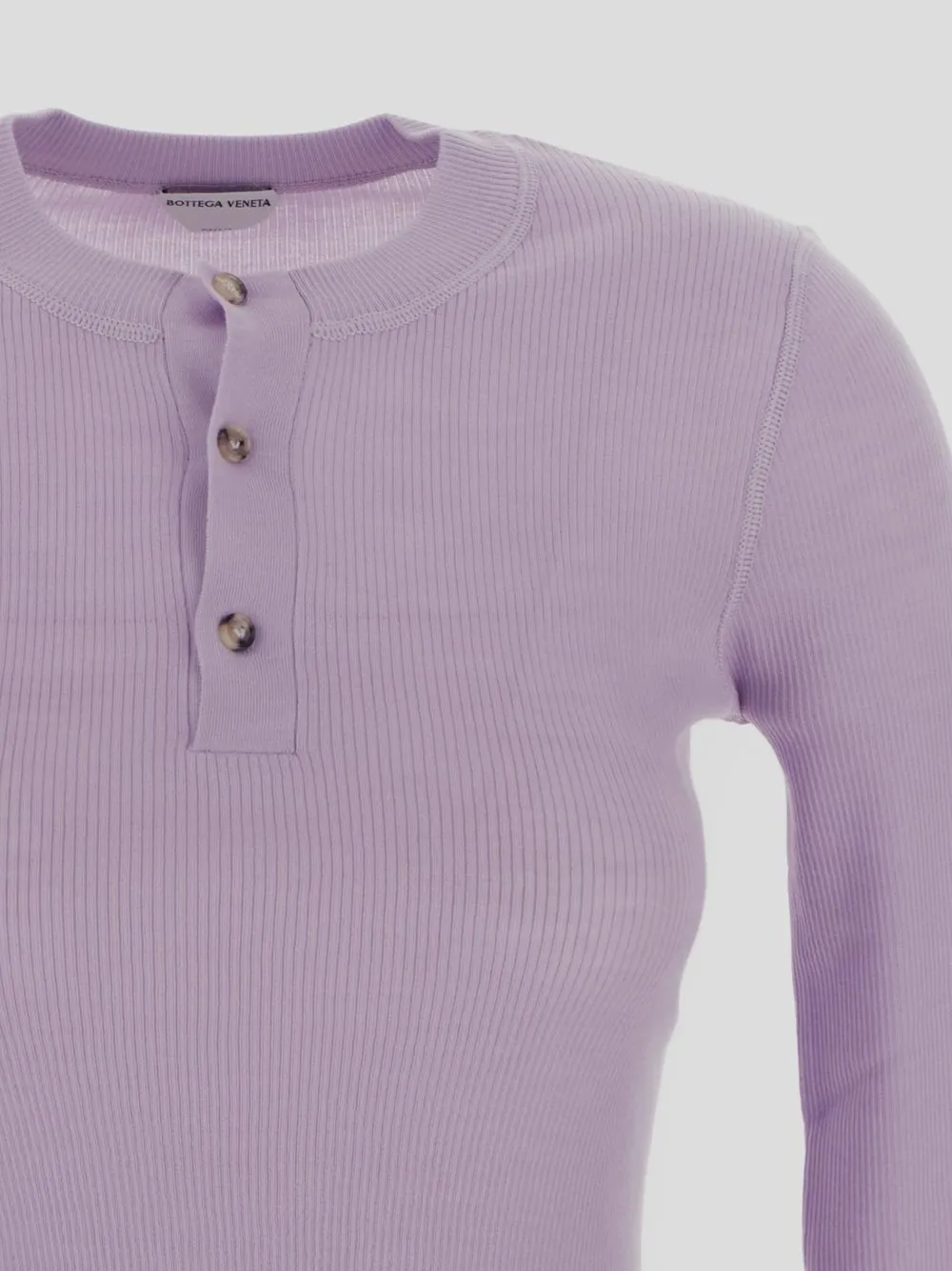 Button-Up Wool Jumper