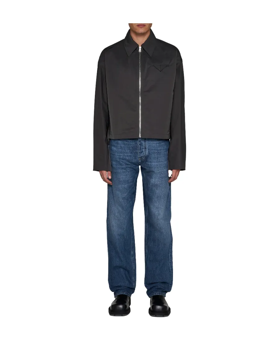 Long-Sleeved Zipper Casual Jacket