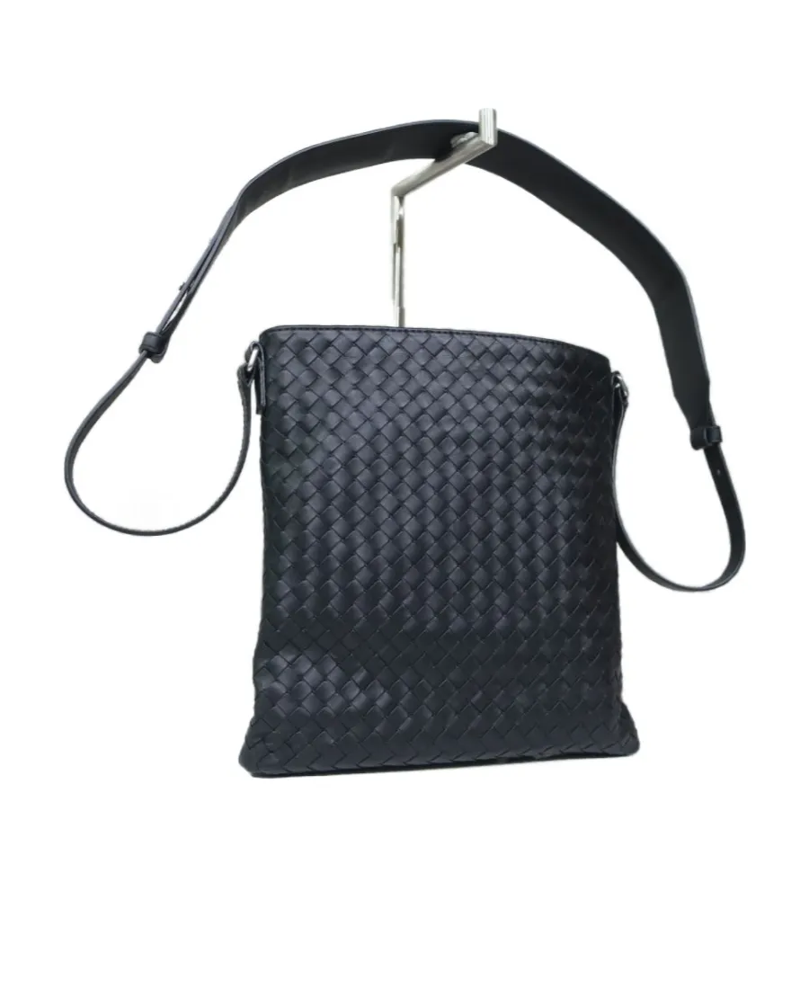 Woven Detail Cross-Body Bag