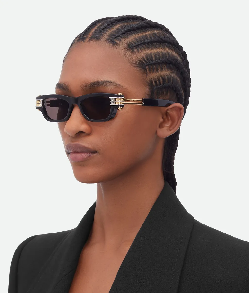 Bolt Rectangle Frame Sunglasses