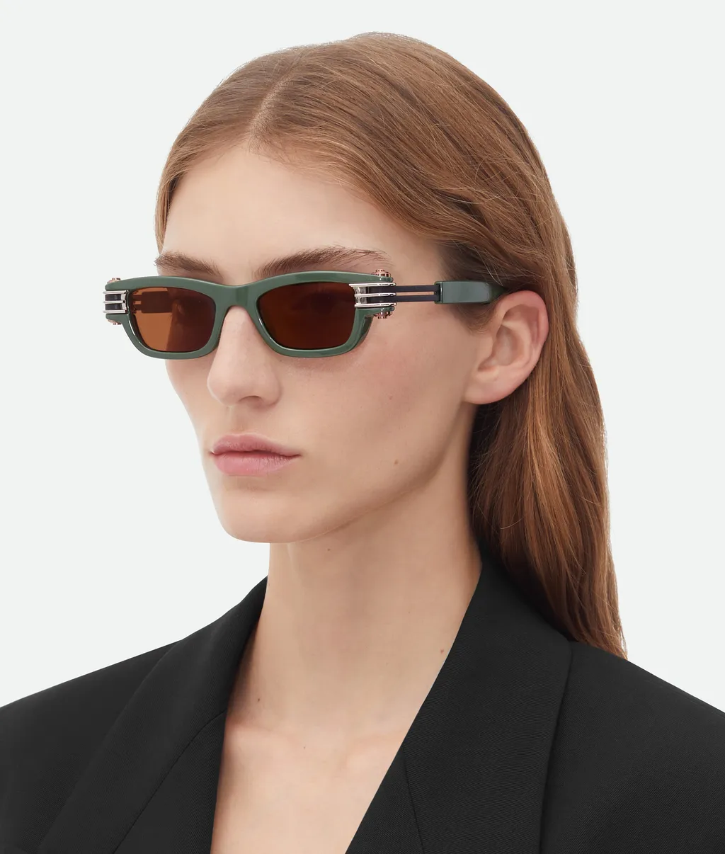 Bolt Rectangle Frame Sunglasses
