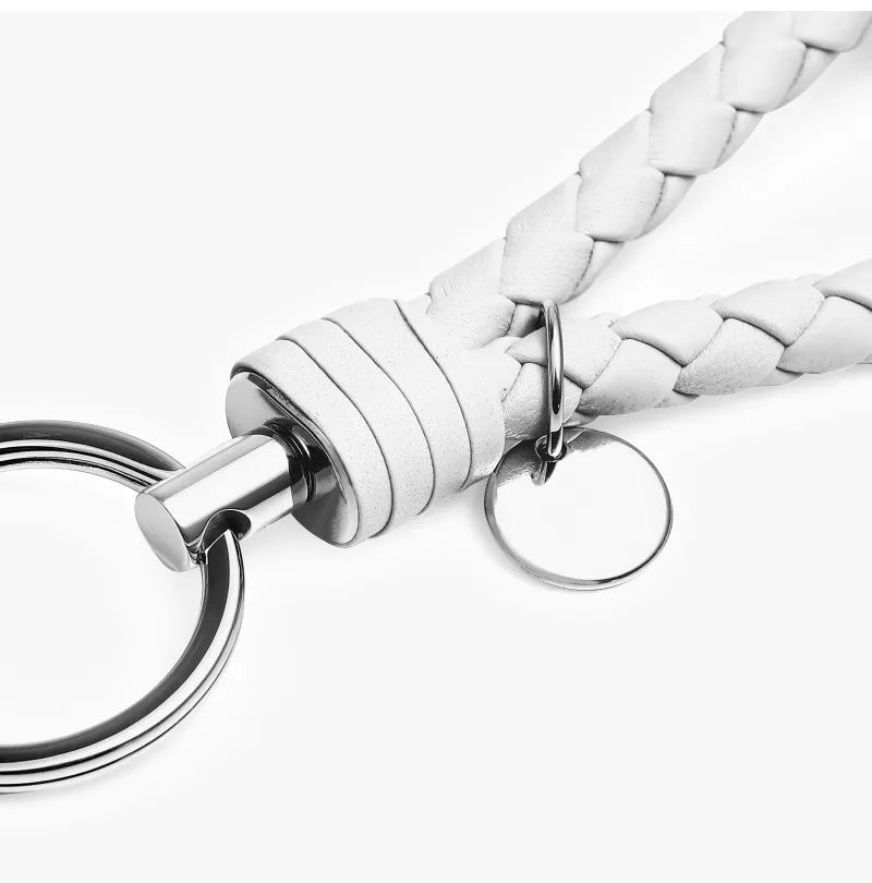 Intrecciato Weaves Key Chain