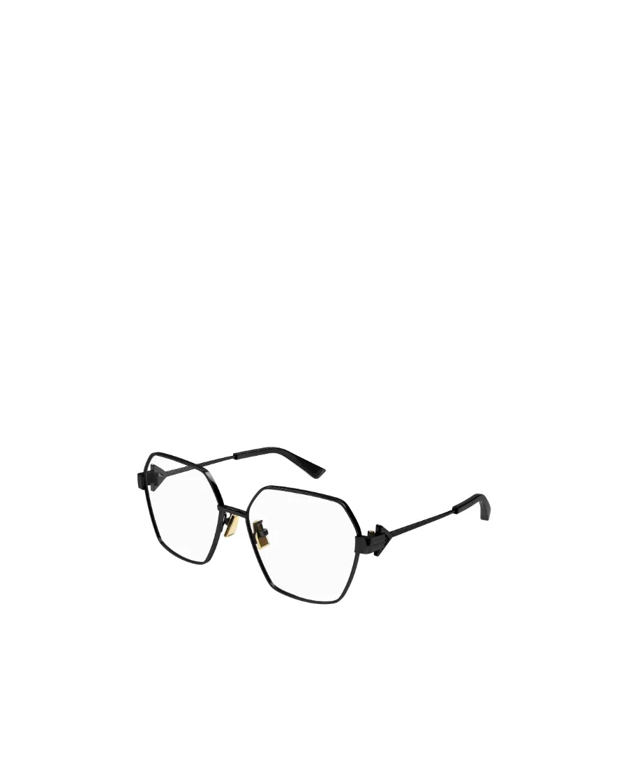 Geometric-Frame Logo Plaque Glasses