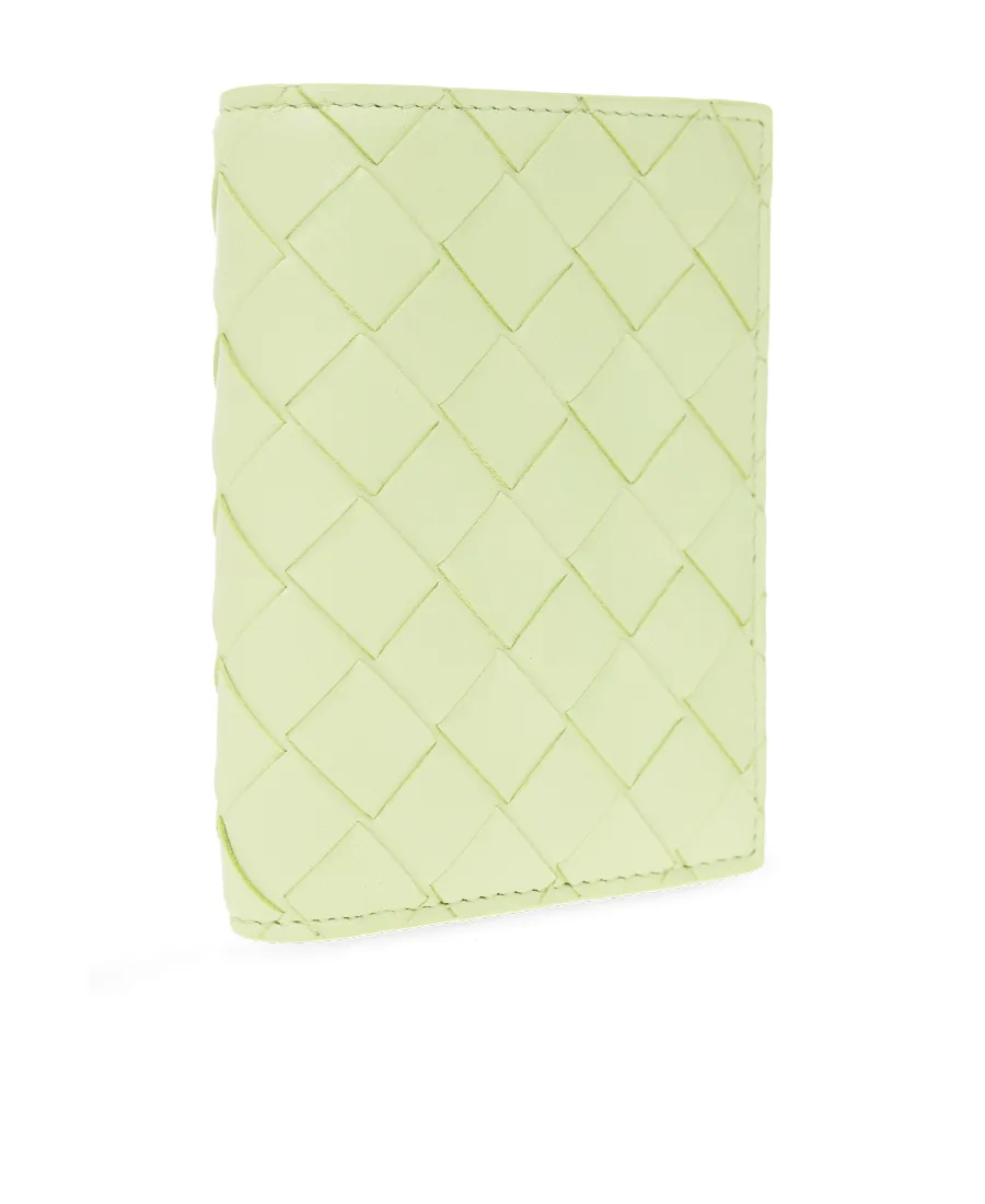Intrecciato Leather Passport Case