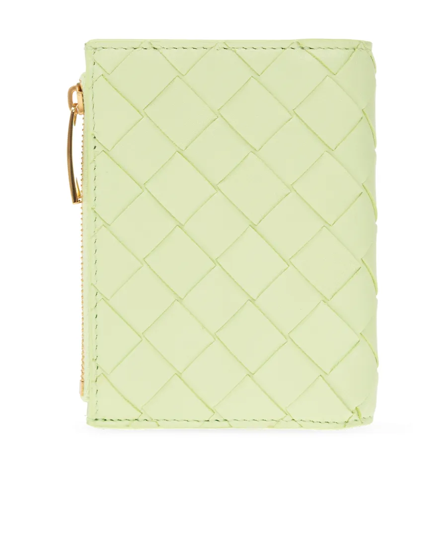 Intrecciato Leather Passport Case