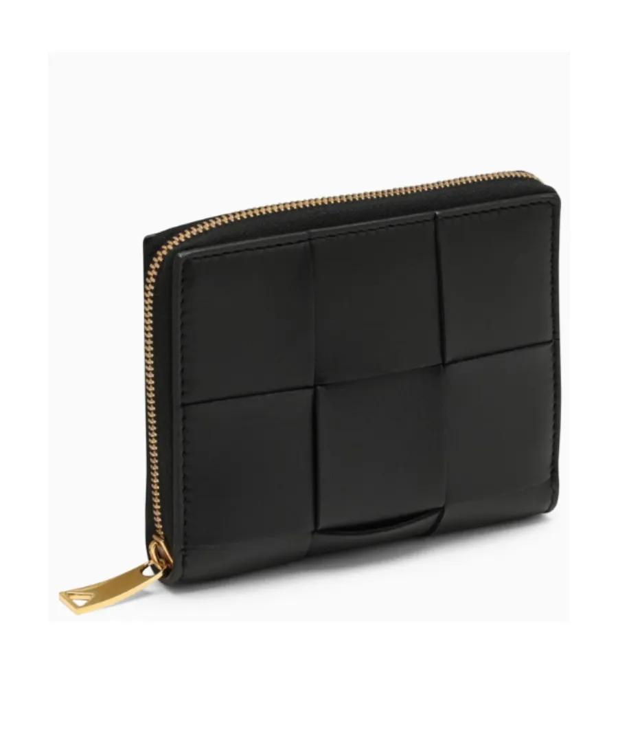 Checkered Zipper Purse
