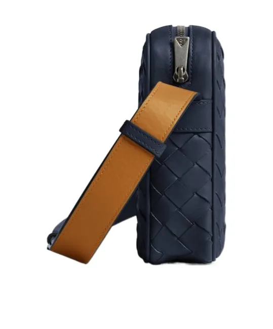 Intrecciato Zipped Phone Pouch