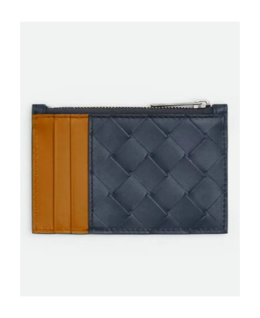 Intrecciato Zipped Card Case