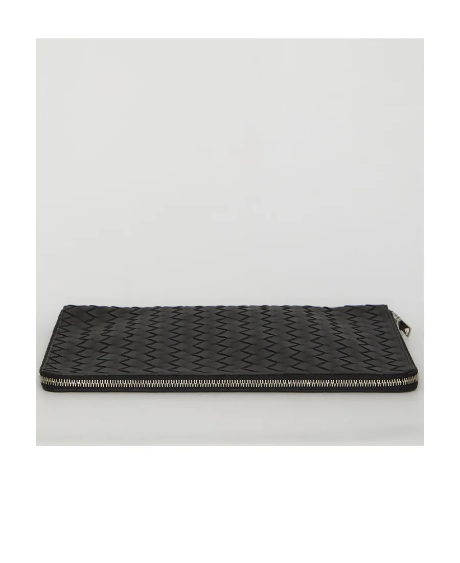 Intrecciato Leather Laptop Bag