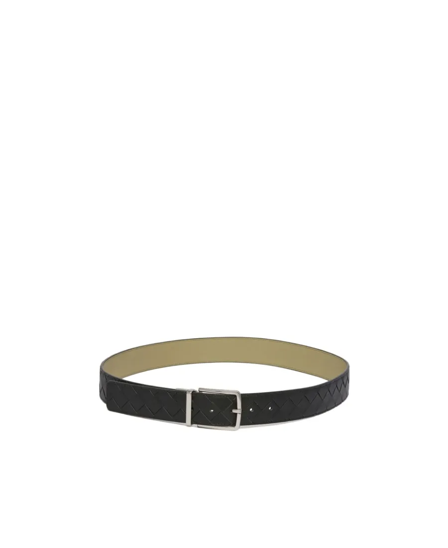 Intrecciato Buckle Belt