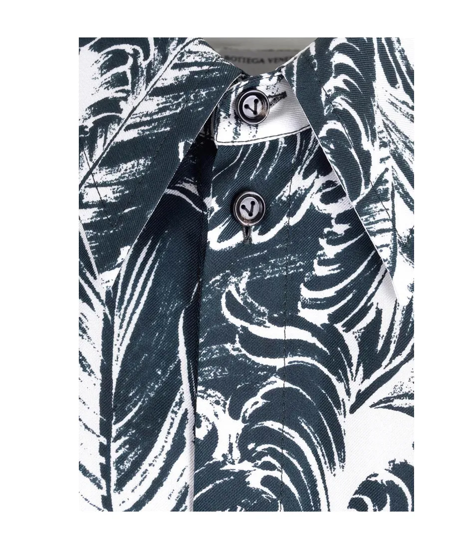 Feather Printed Buttoned Shirt