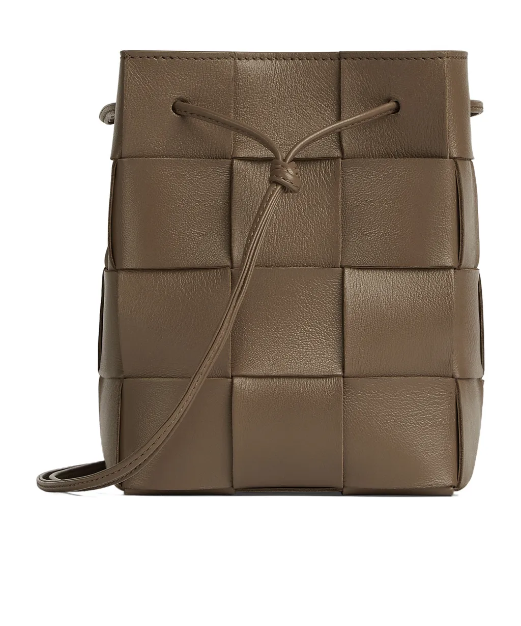 Small Cassette Drawstring Shoulder Bag