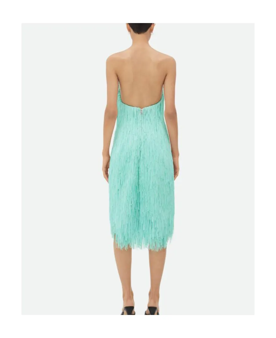 Fringed Midi Dress