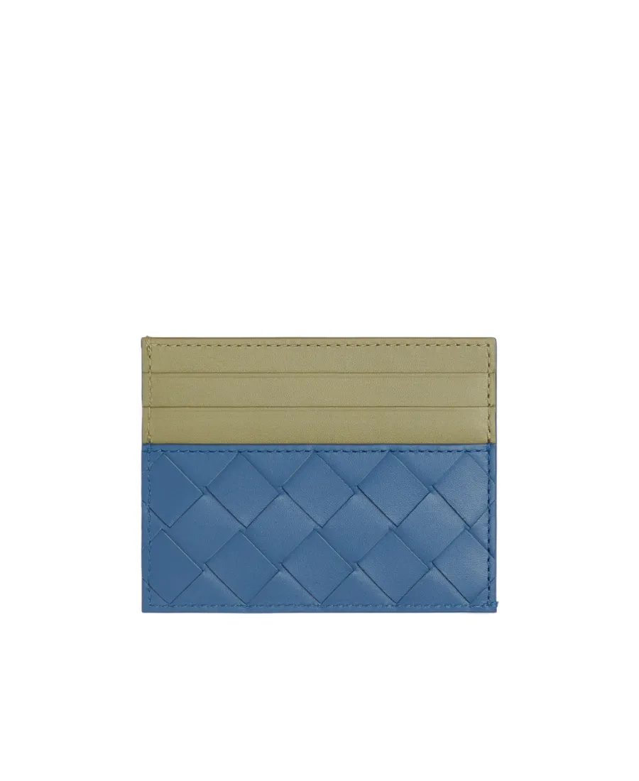 Intrecciato Leather Cardholder