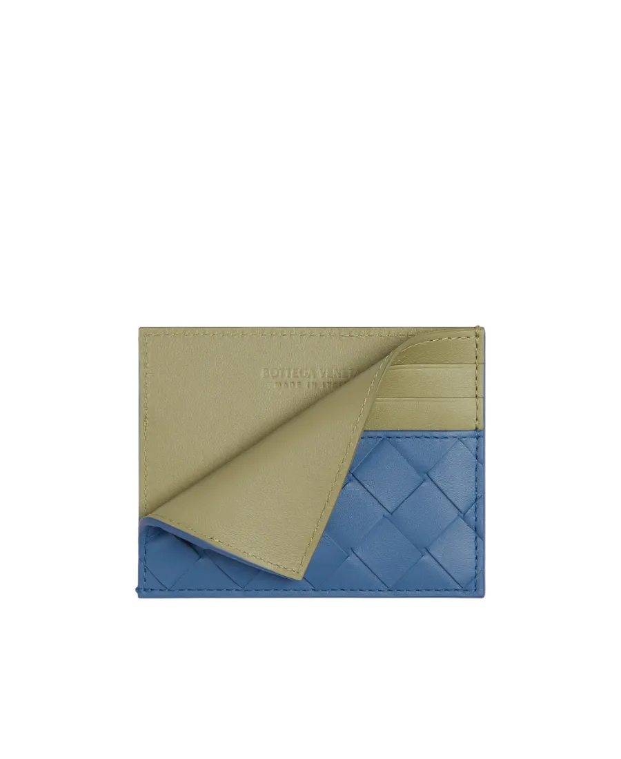 Intrecciato Leather Cardholder
