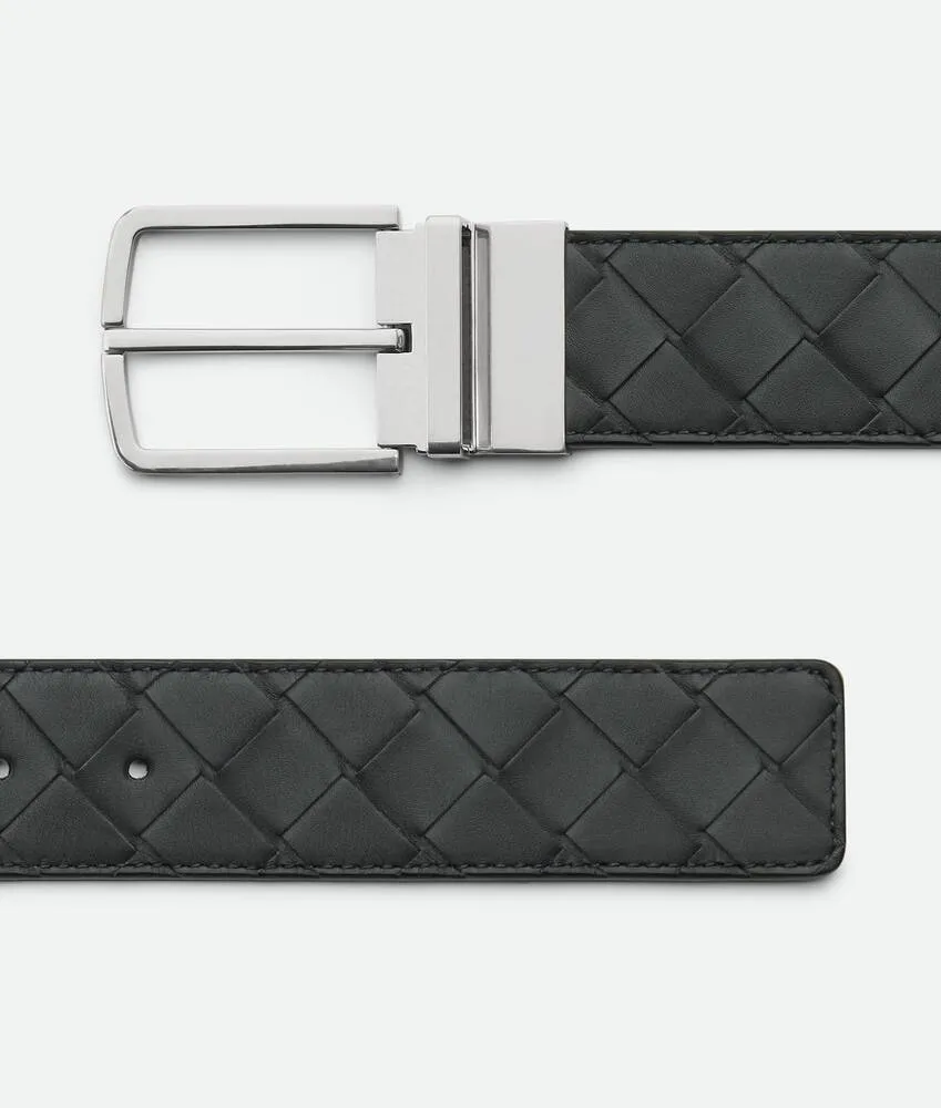 Intrecciato Reversible Buckle Belt