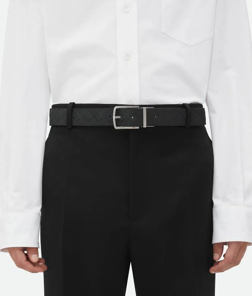 Intrecciato Reversible Buckle Belt
