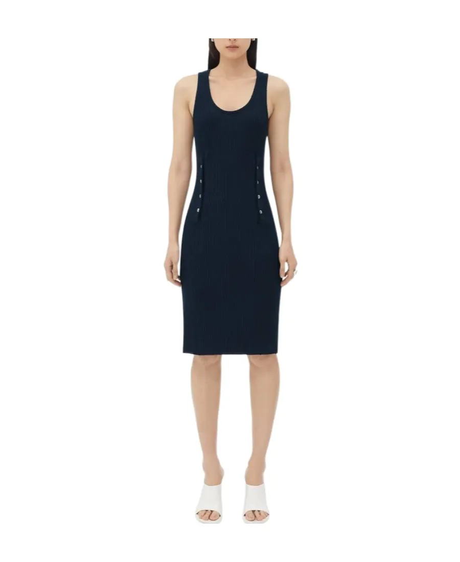 Slim Fit Ribbed Midi Dress