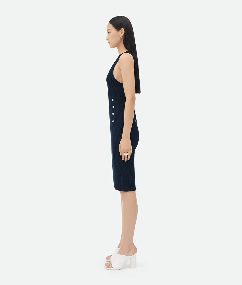 Slim Fit Ribbed Midi Dress
