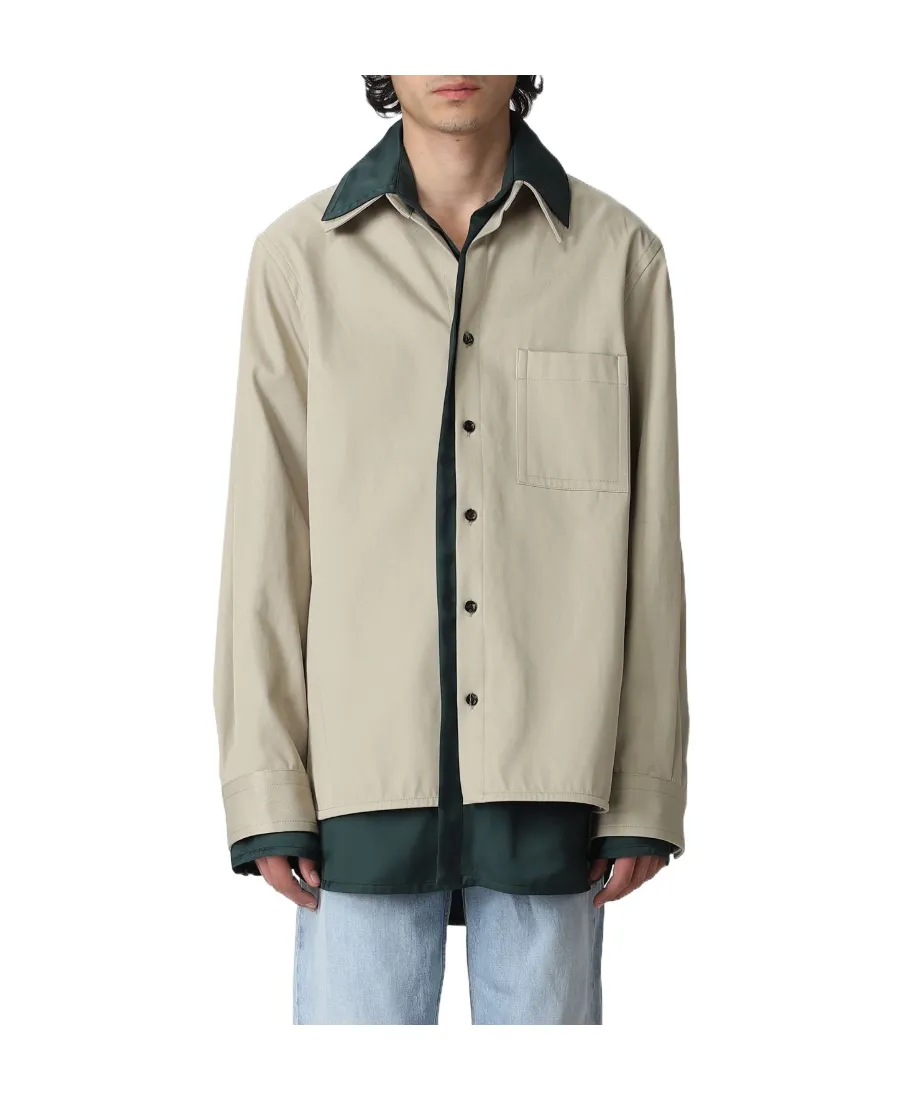 Relaxed Fit Twill Double Shirt