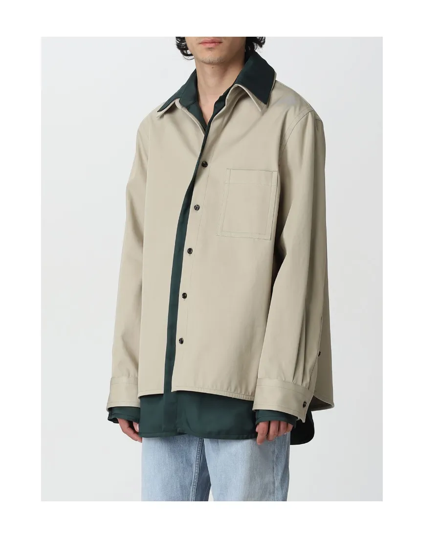Relaxed Fit Twill Double Shirt