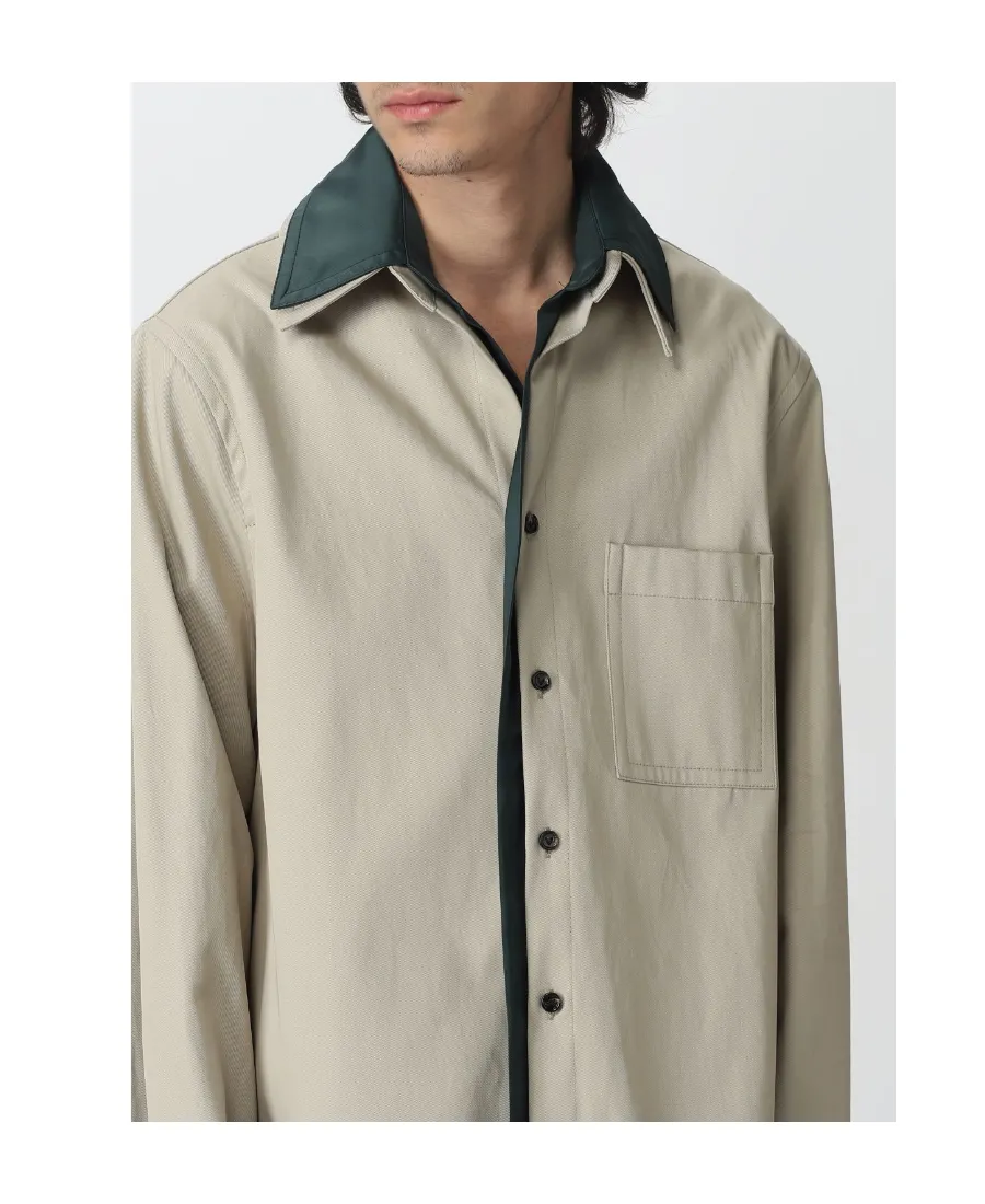 Relaxed Fit Twill Double Shirt