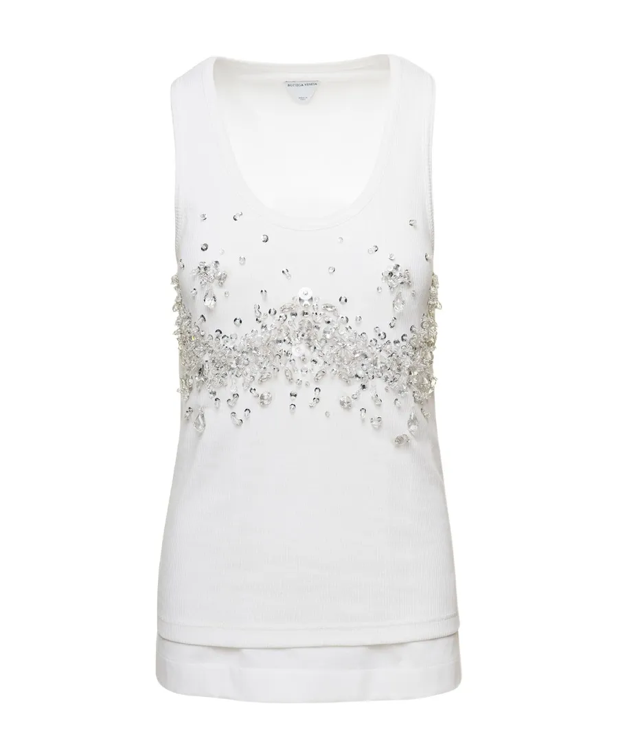 Sequins Embellished Tank Top
