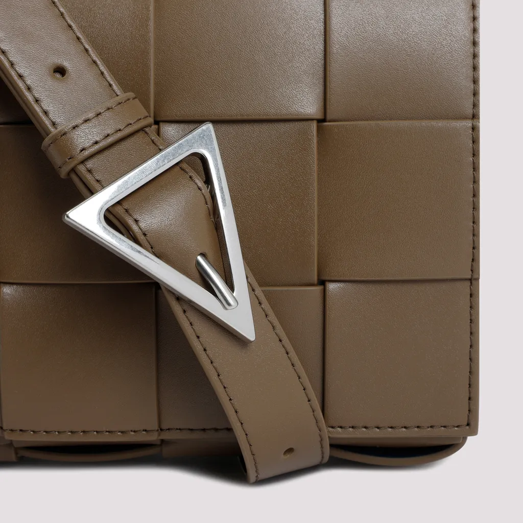 Cassette Woven Medium Shoulder Bag