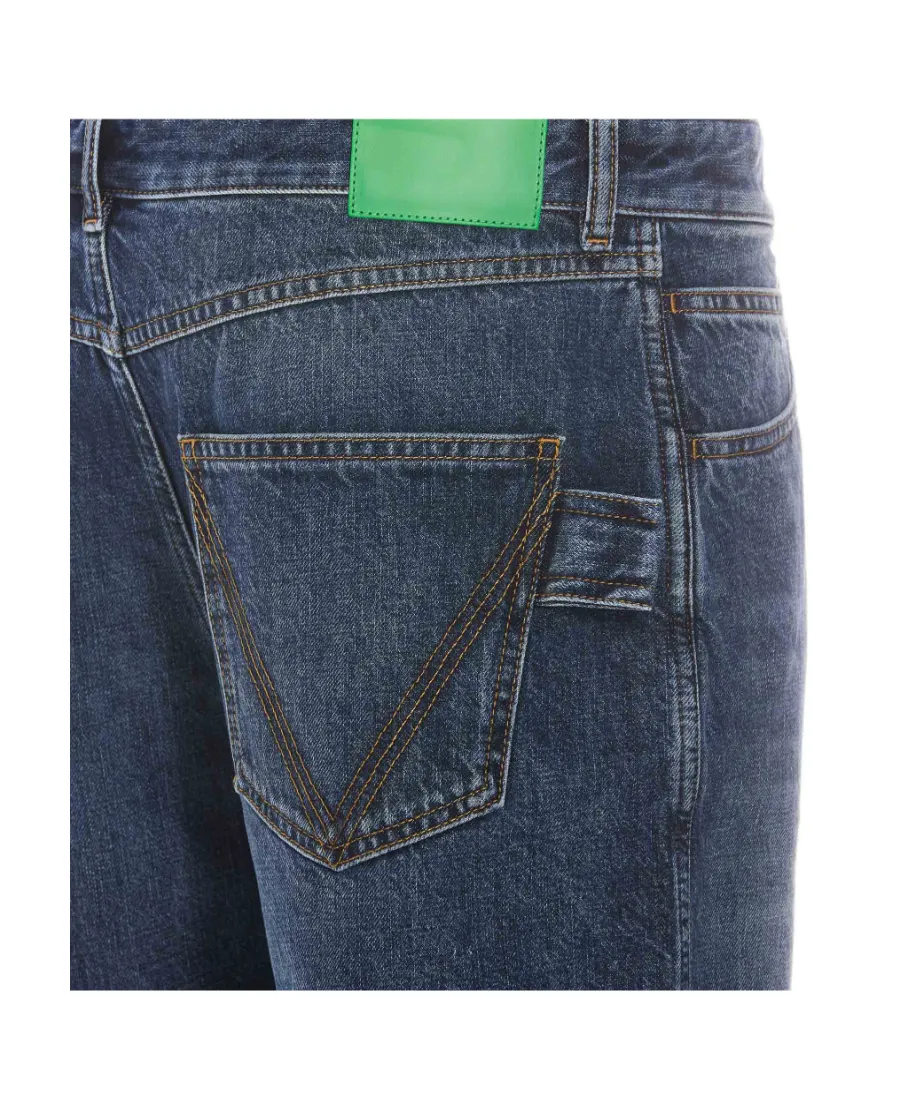 Logo Denim Shorts