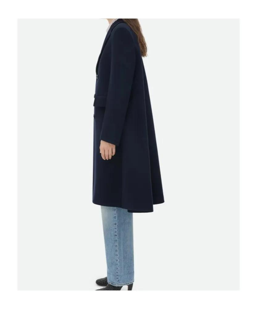 Double Breasted Cape Coat
