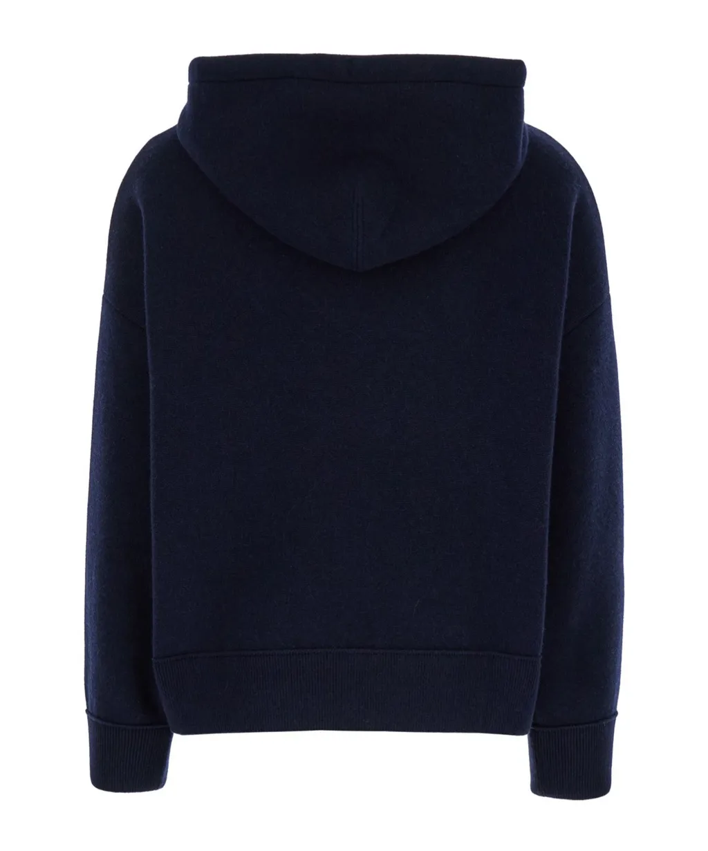 Long-Sleeved Drawstring Hoodie
