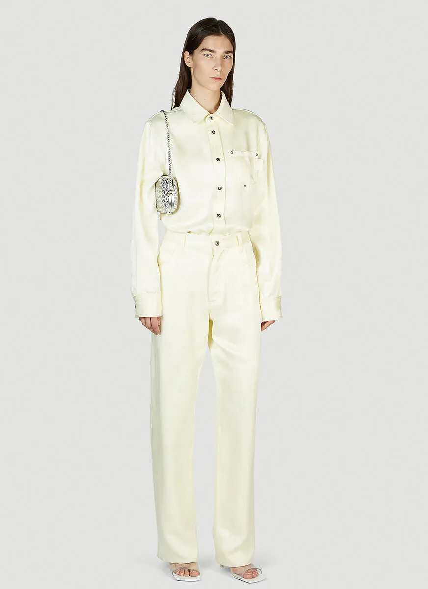 Straight-Leg Trousers