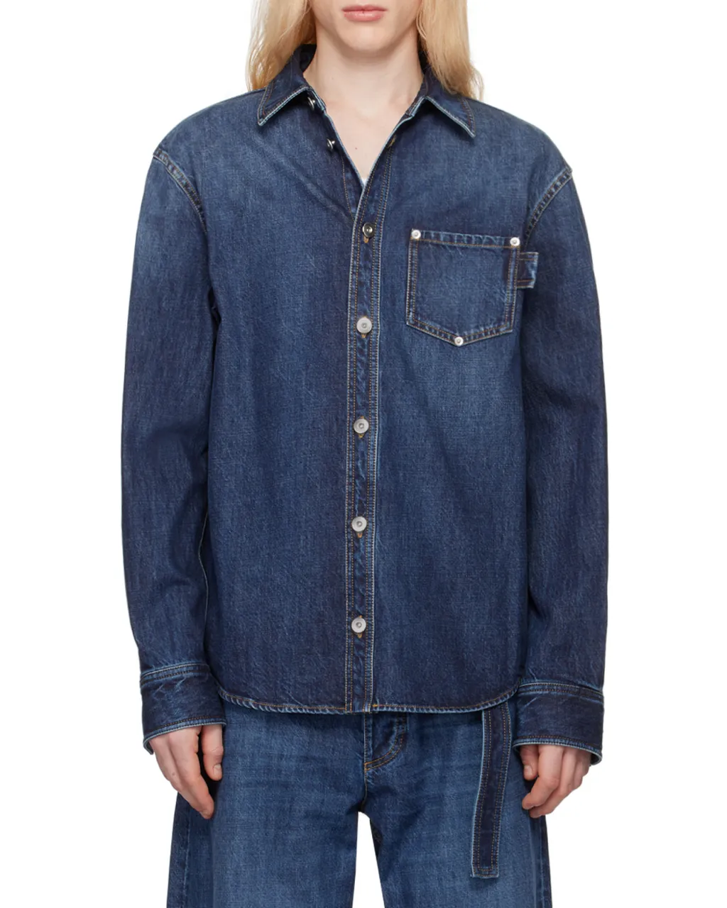 Long Sleeved Denim Shirt