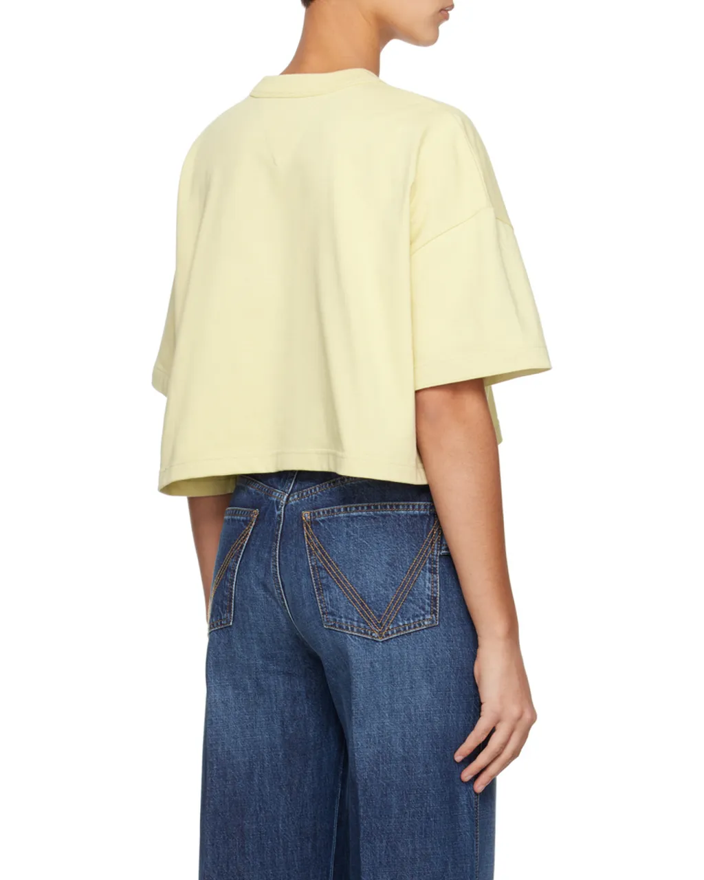 Pocket Detailed Cropped T-Shirt