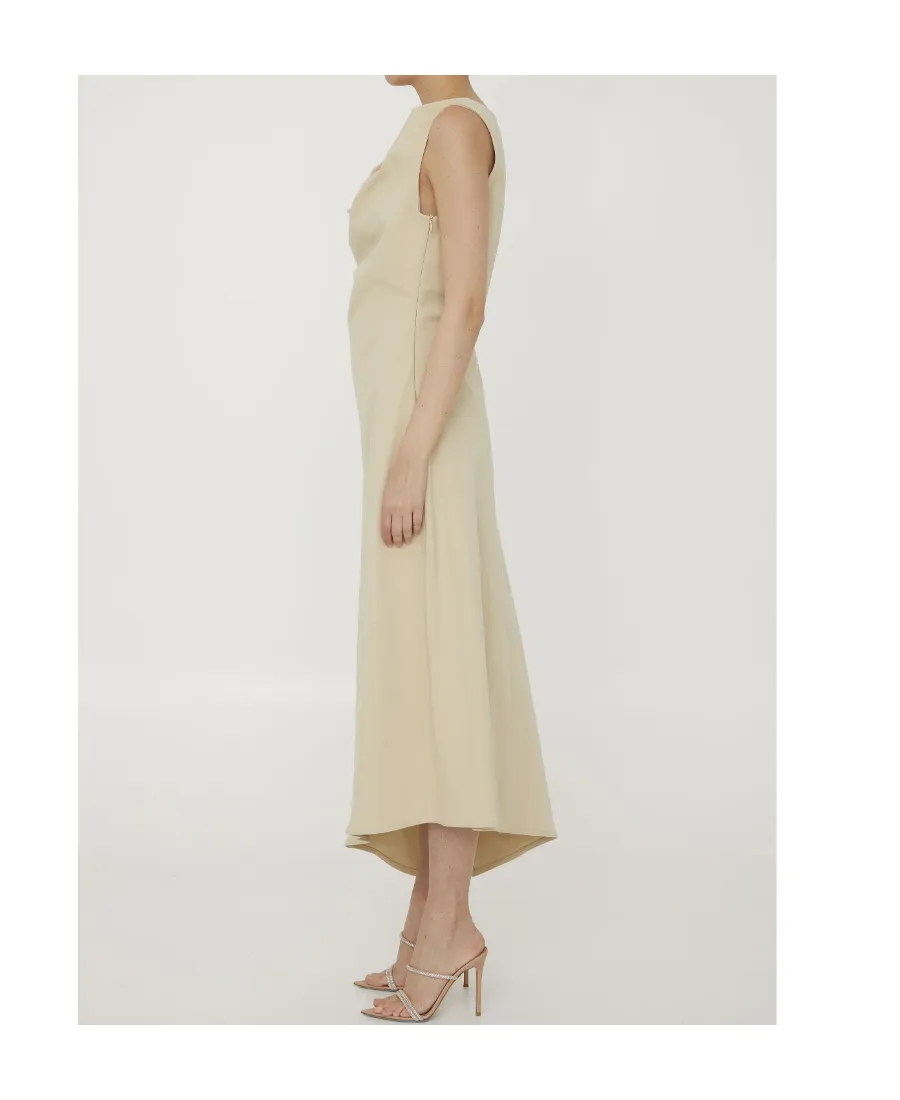Asymmetrical Designed Midi Dress