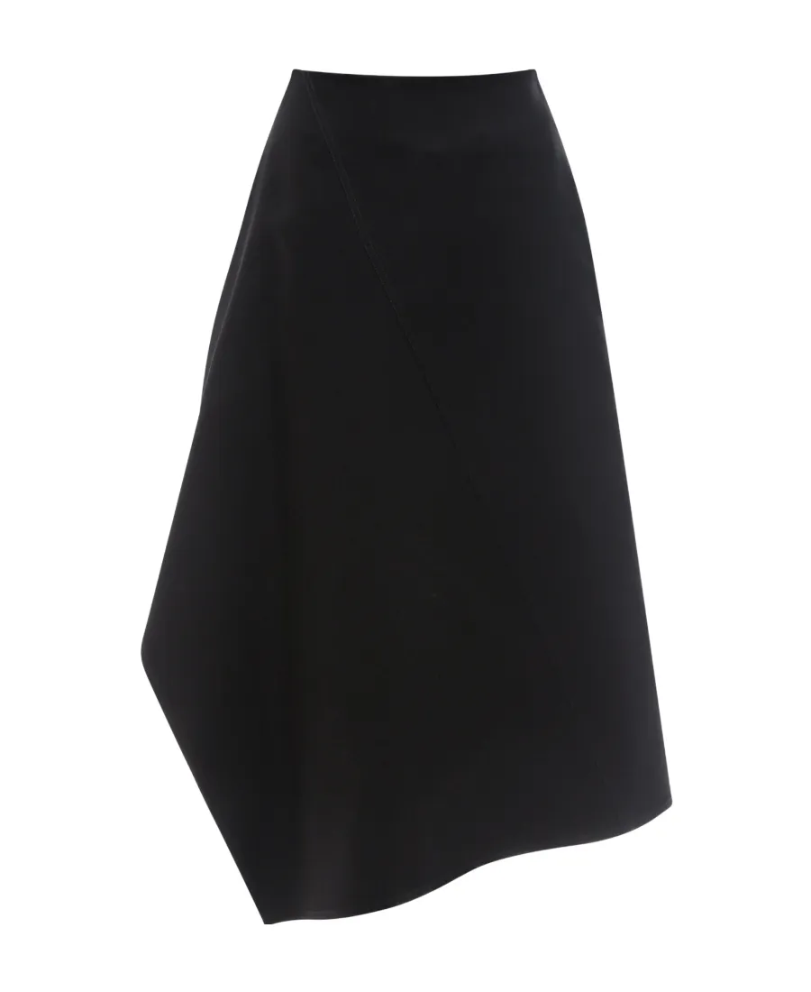 Asymmetric Midi Skirt