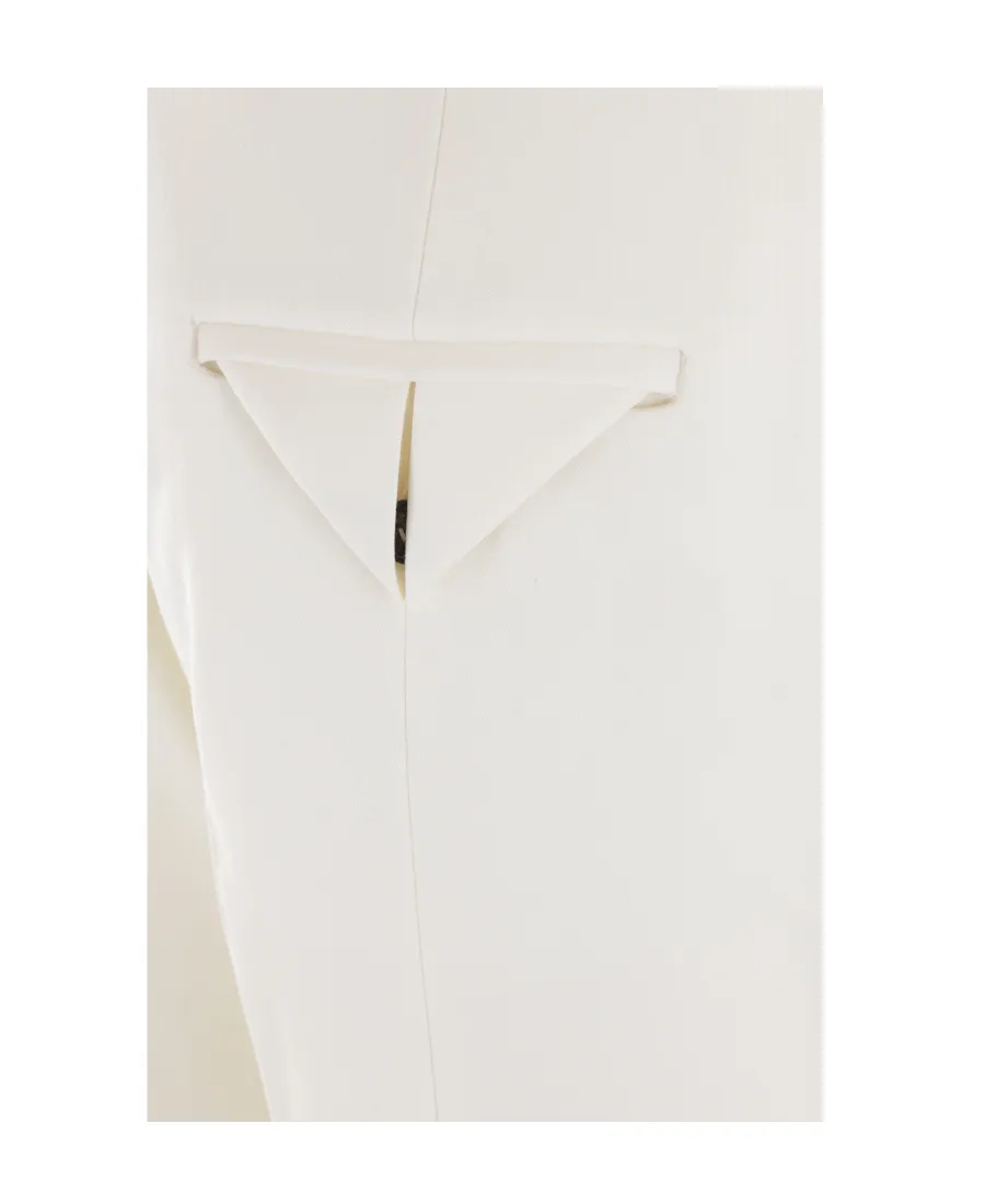 Straight-Leg Turn Up Hem Trousers