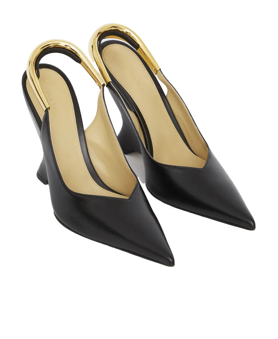 Pointed-Toe Slingback Pumps