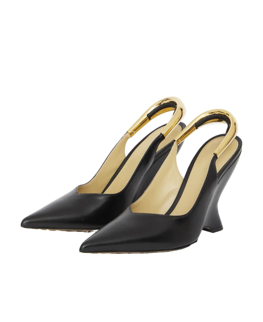 Pointed-Toe Slingback Pumps