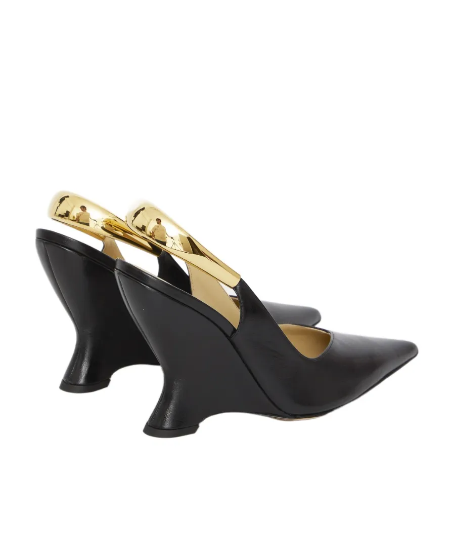 Pointed-Toe Slingback Pumps