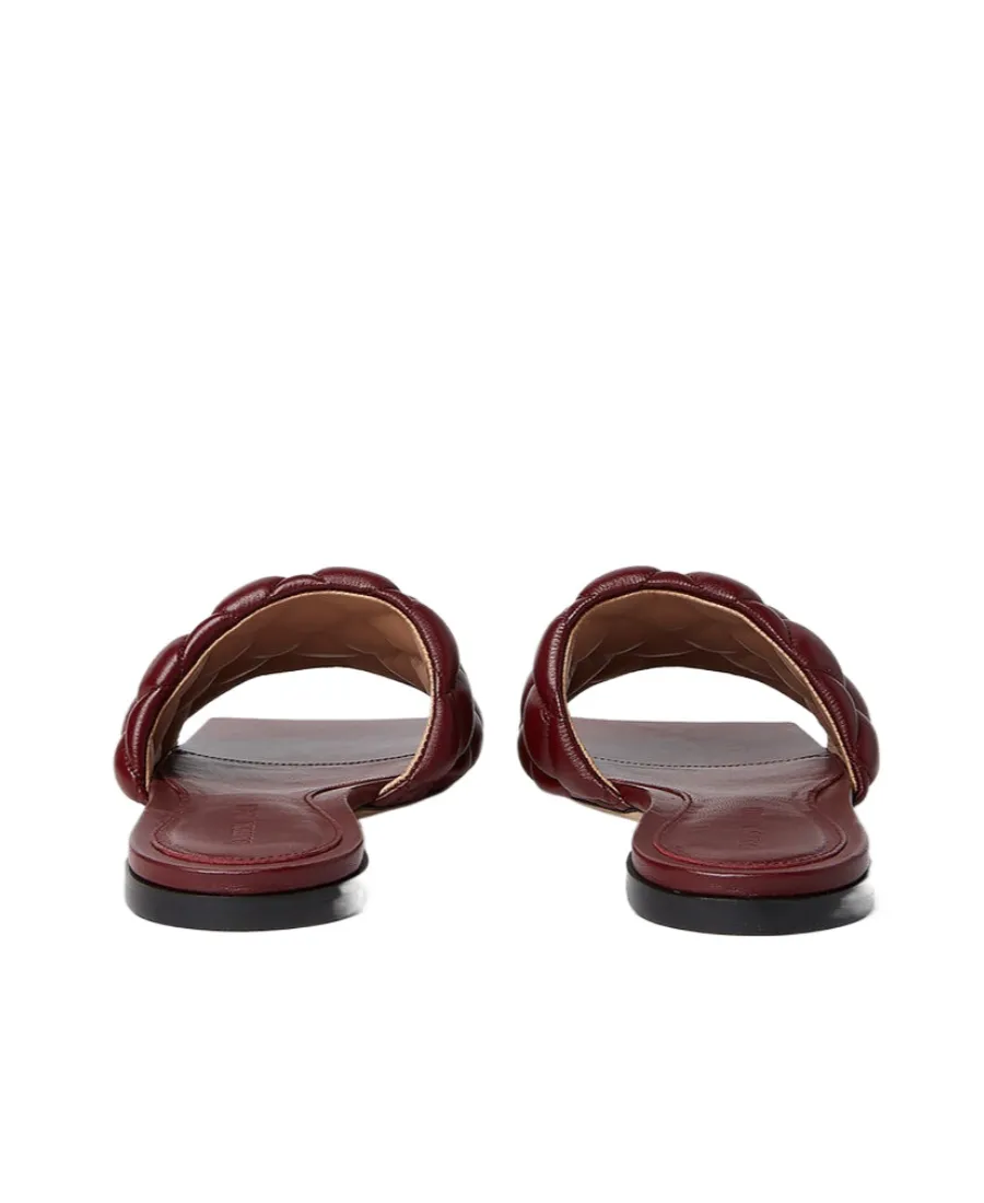 Matelassé Flat Sandals