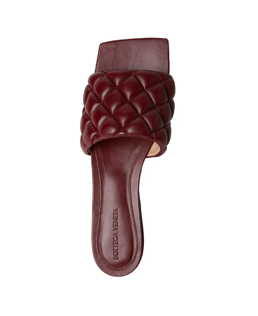 Matelassé Flat Sandals