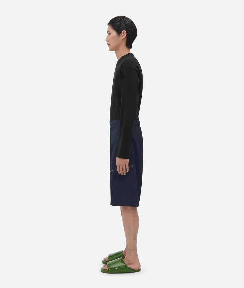 Straight-Leg Knee Length Shorts