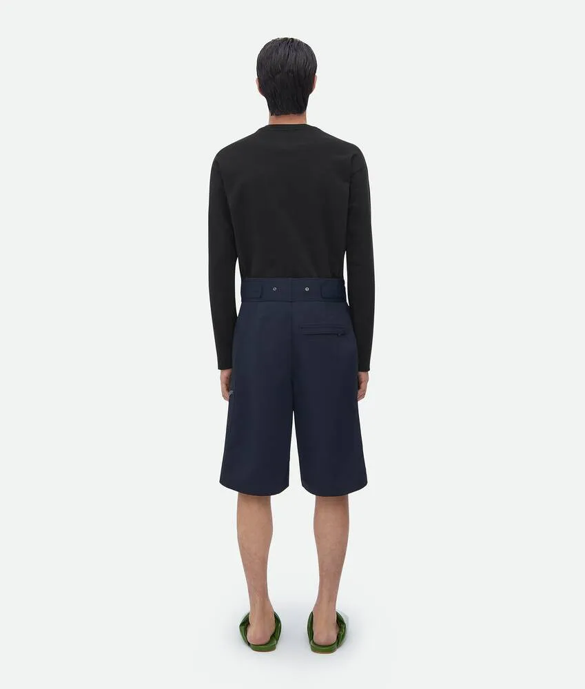 Straight-Leg Knee Length Shorts