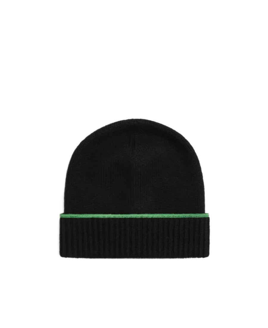 Wool Cashmere Hemmed Wool Hat