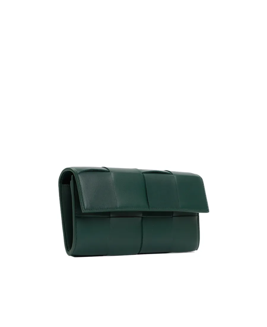 Cassette Leather Clutch Bag