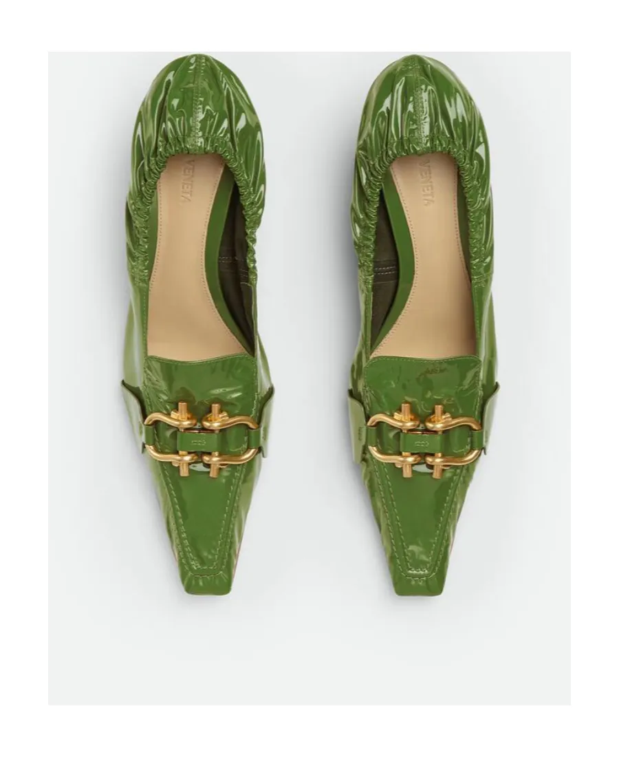Logo Patent Leather High Heels
