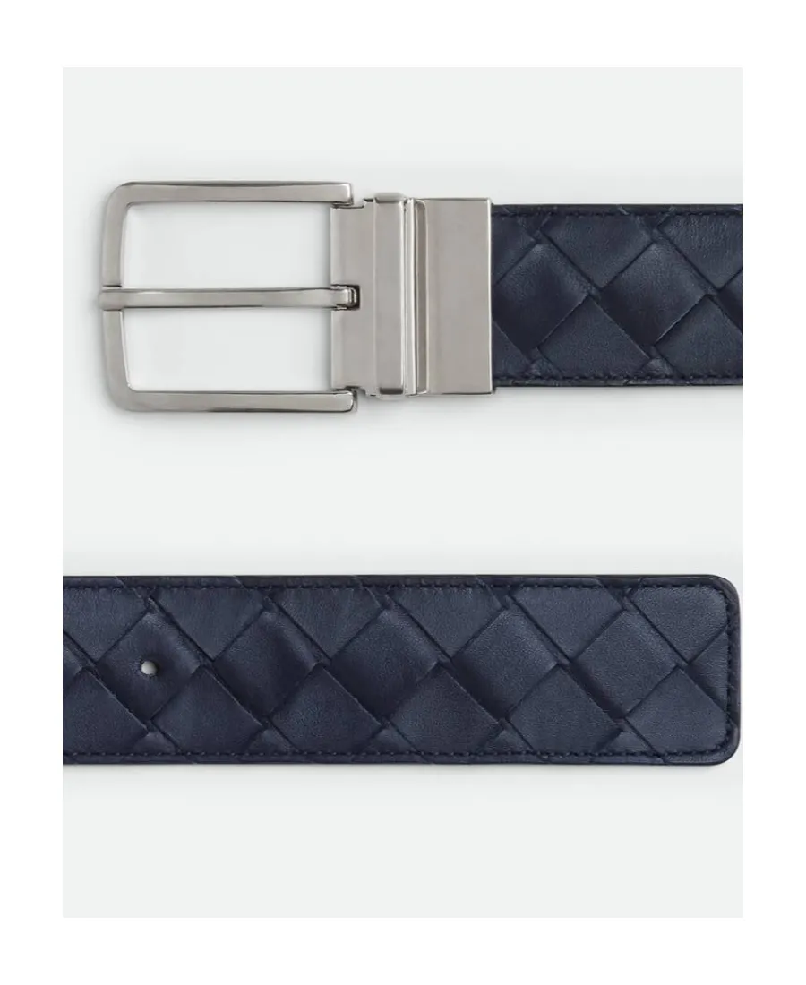 Intrecciato Reversible Buckle Belt